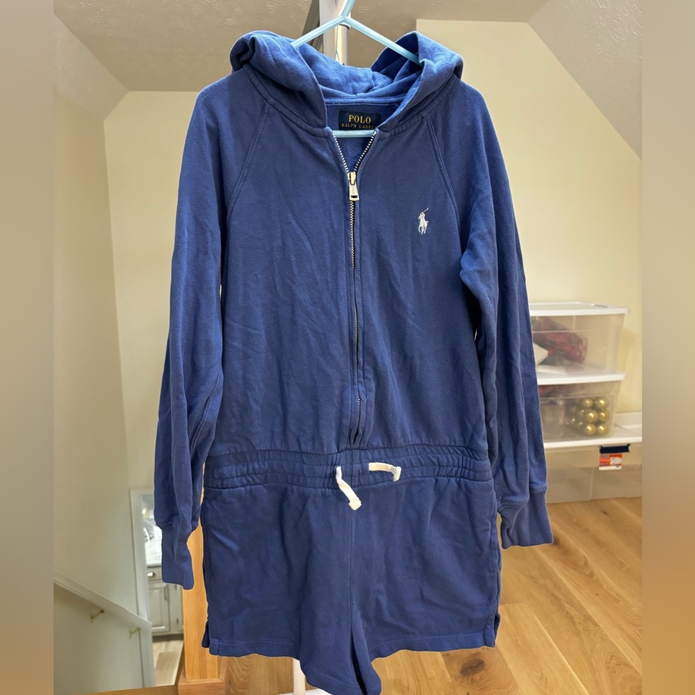 Polo Ralph Lauren Hoodie Jumpsuit Romper